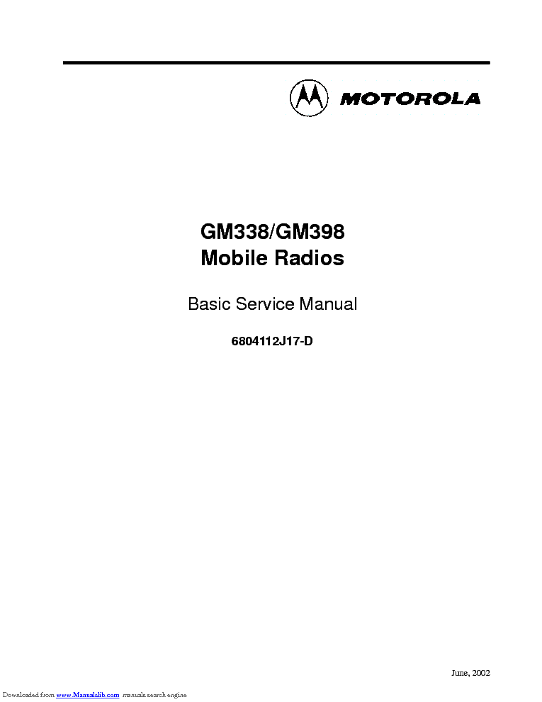 Motorola manuals download